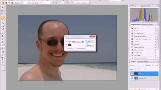 Serif PhotoPlus X6 Tutorial  Adding a Fake Tan [upl. by Anaele998]