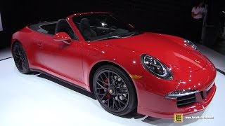 2015 Porsche 911 Carrera GTS Convertible  ExteriorInterior WalkaroundDebut at 2014 LA Auto Show [upl. by Ttevy]