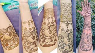 Front Hand Easy And Simple Mahendi Design॥ Full Hand Easy Bridal Mehndi Design 🤗🥰☺️🥰 [upl. by Sinai844]