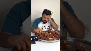 100X SPICY KOREAN CHICKEN LOLLIPOP EATING CHALLENGE🥵 shorts korean foodchallenge [upl. by Ahsieker]