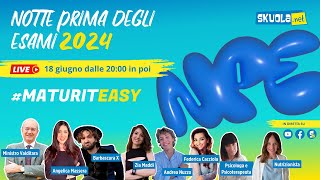 Notte Prima degli Esami 2024  Maturità 2024 Diretta e aggiornamenti in tempo reale Maturiteasy [upl. by Remy]