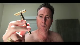 Shaving with a Wing Safety Razor from Thailand and an Aftershave Mystery [upl. by Alidia]