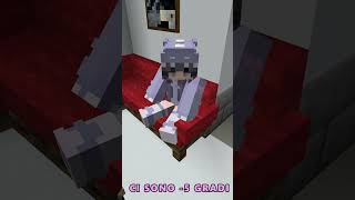 VITA DI COPPIA SU MINECRAFT  ESCI VESTITO COSI shorts [upl. by Nivlac]