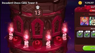 Decadent choco cake tower tray 13 f2p WITH storm bringer cookie Cookie Run Kingdom CRK [upl. by Sherman105]