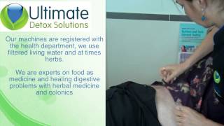 Colonics Demo  Ultimate Detox Solutions Clinic [upl. by Attiuqihc]