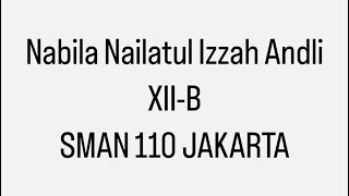 STATISTIKA Persentil  Nabila Nailatul Izzah  XIIB  SMAN 110 Jakarta [upl. by Cris]