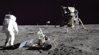 Restored Apollo 11 Moonwalk  Original NASA EVA Mission Video  Walking on the Moon [upl. by Haeel69]