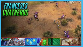 ¡¡¿Exploradores Profesionales Franceses  Age of Empires 4 [upl. by Vandervelde]