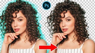 How to remove color fringing on hair  Photoshop [upl. by Neiv14]