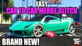 NEW FULL MERGE GLITCH Right Now In GTA 5 Online  Car to Car Merge Glitch [upl. by Heigl]