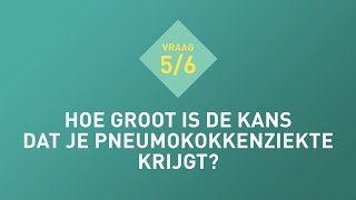 Vraag 5 Hoe groot is de kans dat je pneumokokkenziekte krijgt [upl. by Norved]