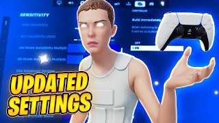 NEW BEST Chapter 5 Season 2 Fortnite Controller Settings PS5XBOXPC [upl. by Thibaut]