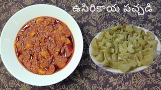 ఉసిరికాయ పచ్చడి usiri kaya pachadi [upl. by Netfa739]