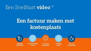 Factuur maken met kostenplaatsen video [upl. by Awahsoj]