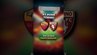 Prono foot AS Roma Torino Serie A italienne pronostic [upl. by Aiuqal524]