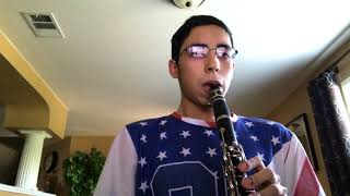 Joy Revisited  Frank Ticheli 1st Bb Clarinet Part [upl. by Aehsal]