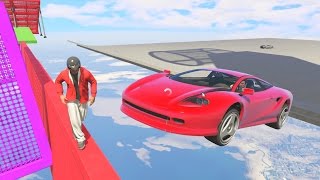 DODGE THE CARS  GTA 5 Funny Moments 646 [upl. by Arata]