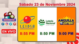 Lotería Nacional LEIDSA y Anguilla Lottery en Vivo 📺│Sábado 23 de Noviembre 2024 855 PM [upl. by Palecek]