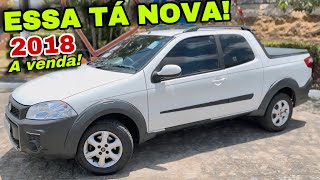 ESSA É A FIAT STRADA MAIS NOVA QUE VOCÊ VAI VER HOJE Strada Freedom 2018 a VENDA [upl. by Fosque565]