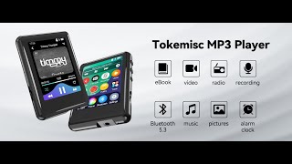 tokemisc 32GB MP3 Player with Bluetooth 53 [upl. by Lekcim734]