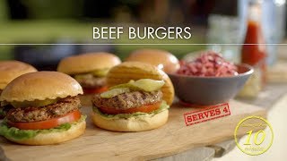 Deliciously easy beef burgers  Classic Mary Berry  BBC [upl. by Jorge]