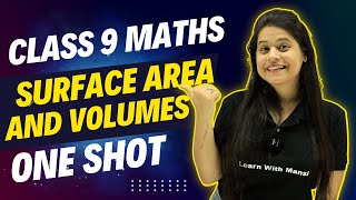 Surface Areas And Volumes  One Shot  Class 9 Maths [upl. by Lunette]