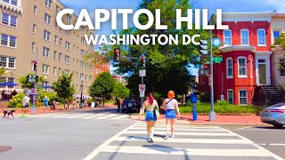 Walking Capitol Hill Washington DC  Walk With Me  Virtual Treadmill [upl. by Andaira]