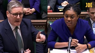 HIGHLIGHTS Keir Starmer embarrasses Kemi Badenoch at PMQs [upl. by Ahsasal]