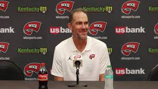 WKU FB Head Coach Tyson Helton  9224 [upl. by Itraa]