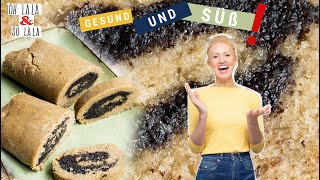 Super Rezept ⭐️ Mohn  Rolle ohne backen  süß amp total gesund❗️Glutenfrei  ohne Zucker 😍 Rohkost ✅ [upl. by Assenav808]