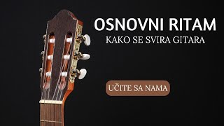 Skola gitare  Osnovni ritam na gitari  Vezbe za gitaru  Bozina skola gitare [upl. by Macy]