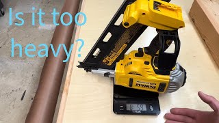 Dewalt Cordless Framing NailerIs it worth it [upl. by Mackenie]