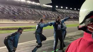 Jeremy Clements Team Reacts to Daytona Win [upl. by Ardnoet627]