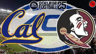 Cal vs Florida State Week 4 ACC College Football 25 SIM [upl. by Dina154]