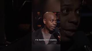 Dave Chappelle 🇺🇸 TRUMP gave me Money 💰 to stay in USA🎙 Comedy Shorts DaveChappelle Trump [upl. by Younger500]