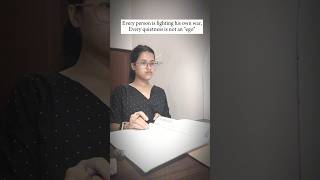 Every Quietness Is Not An quotEGOquot🥲 relatable emotional aspirants viralvideo PriyankaKshetri [upl. by Aillimat]