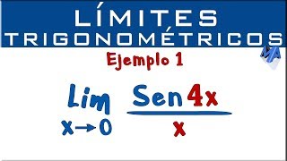 Límites Trigonométricos  Ejemplo 1 [upl. by Jahdol]