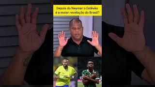 Depois do Neymar o Estevão é a maior revelação do Brasil palmeiras viralfutebolfypfutebol [upl. by Riannon]