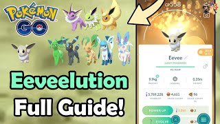 How To Evolve ALL Eevee Evolutions In Pokémon GO  Eeveelution Guide With amp Without Name Trick [upl. by Kirven]