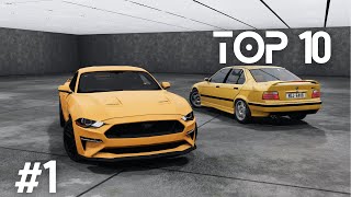 TOP 10 REAL CAR MODS IN BEAMNG DRIVE 1 [upl. by Lenard121]