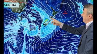 NZ Southern Ocean storms to fuel windy westerlies off amp on from Sunday [upl. by Emmet83]