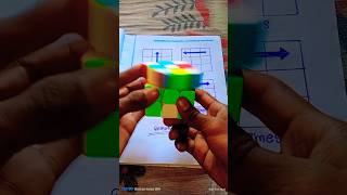 3x3 RUBIKS CUBE EASY TRICK VIRAL TRENDING SHORTS [upl. by Eirual207]