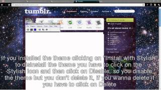 Tumblr  How To Change The Dashboard Theme [upl. by Budde]