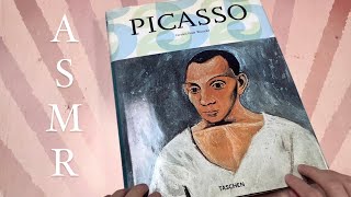 Crinkly Book Pages Flip Through  Picasso ASMR [upl. by Aerona314]