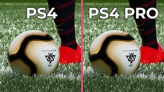 4K PES 2019 – PS4 vs PS4 Pro Graphics Comparison DEMO [upl. by Gray]