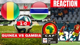 Guinea vs Gambia 10 Live Stream Africa Cup of Nations AFCON Football Match Score Highlights 2024 [upl. by Ljoka]