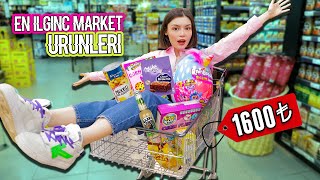 MARKETTEKİ EN İLGİNÇ ÜRÜNLERİ TEST ETTİM1100 TLYE DEV SÜRPRİZ YUMURTA [upl. by Kazue]