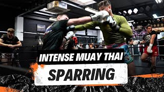 INTENSE Muay Thai Sparring [upl. by Litsyrk]