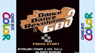 GBC  Dance Dance Revolution GB3 All Songs [upl. by Herm]