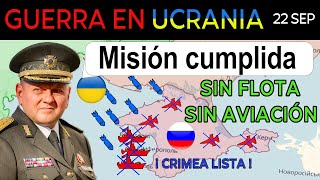 22 Sep ¡Por fin Los ucranianos aniquilan las bases de Crimea EN EL MAYOR ATAQUE DE TODA LA GUERRA [upl. by Aleekat]